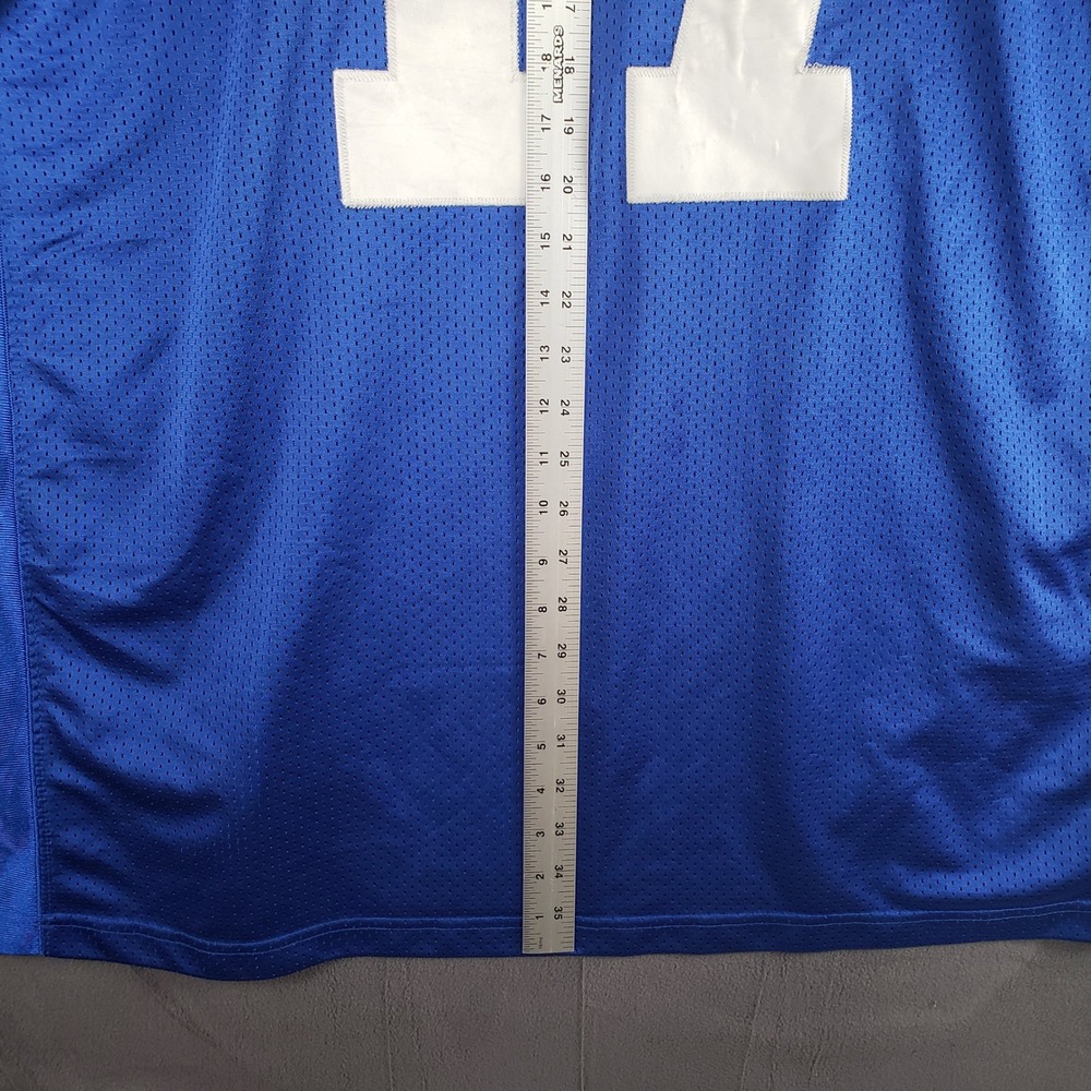 Vintage New York Giants Plaxico Burress 17 Reebok Authentic NFL Jersey Size 60 - Picture 9 of 9